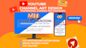 design professional youtube banners that boost brand identity