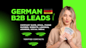 provide german and english b2b lead generation