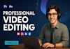 create custom  youtube video  and shot video editing