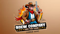make cowboy mascot logo for you with new concept