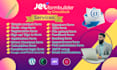 create jetform builder login and registration form with recaptcha and SMTP setup