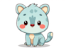 draw cute vector animal cartoon character for poster, sticker