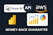 do API to power bi dashboard with AWS etl integration