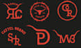 design a bold cattle brand logo for western ranch