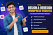 build a fast, responsive static landing page or wordpress business website
