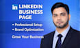 create and optimize your linkedin business page professionally