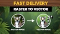manually redraw and convert your logo or image to a perfect vector