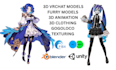 build a 3d custom model for vrchat and streaming