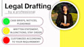 draft case briefs, notices, injunctions and pleadings
