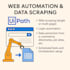 web automation, scraping and data extraction