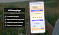create a mental health and ai therapy app like youper  wysa or replica