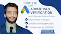 google ads advertiser account verification