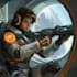 drawing a sci fi character illustration or sci fi character