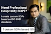 create customized hospitality sops based on iso 9001