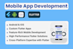 develop professional flutter mobile apps for android and ios