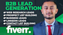 research and generate custom leads with verified emails fast
