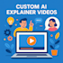 produce custom ai driven animated explainers