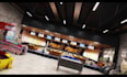 design 3d sport complex with tennis, lounge, café, stadium, pickleball, paddle