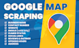 do google maps scraping for b2b lead generation,  leads email list, data scraper