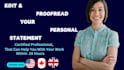 expertly write cv, resume, cover letter, linkedin