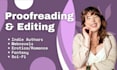 proofread and edit your manuscript