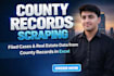 scrape off market real estate leads from county court records