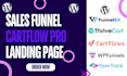 install cartflows pro and wp rocket plugin on your website and speed optimize