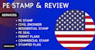 texas pe stamp for civil and structural engineering