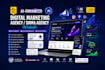 create ai enhanced digital marketing agency or smma agency website