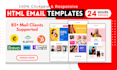 do custom HTML mailchimp template, klaviyo email template