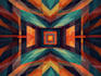 create abstract geometric digital art