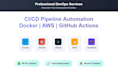 setup devops cicd with git, docker, jenkins, and AWS