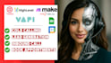 provide you an ai voice agent using vapi n8n make ghl airtable