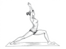 draw exercise, workout, yoga, medical illustration