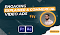 create premium saas explainer and brand commercial video ads