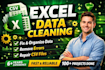 clean, format, merge, split excel data