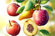illustrate digitally realistic fruits or veggies