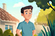 draw cartoon character in vector format for branding and merch