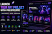 custom nft art secure smart contracts, minting sites and nft marketplaces