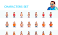 make and animate pixel art character, tileset, spritesheet for video games