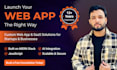 be your full stack web developer for saas and web app development