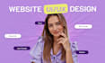 do figma website design and UI UX mockup