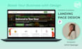 design a modern UI UX landing page in figma