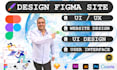 design a pixel perfect figma website ui ux prototype