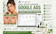 setup cosmetic peptide skincare google ads, manage beauty cosmetic peptide ads