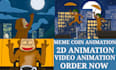 do 2d meme coin animation, video animation, solana memecoin animation, meme art