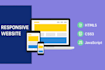 build a modern responsive website using HTML CSS javascript