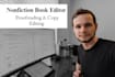 copy edit and proofread your nonfiction book