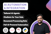 build ai agents, chatbots, email bots, integrations, internal workflow
