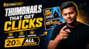 design viral youtube thumbnails and channel banner
